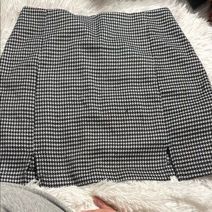Classic Black and White Skirt